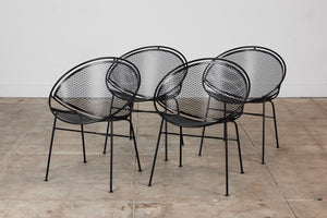Salterini Four-Seat “Radar” Patio Dining Set by Maurizio Tempestini