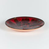 Copper Red Enameled Plate By Win Ng