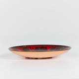 Copper Red Enameled Plate By Win Ng