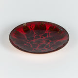 Copper Red Enameled Plate By Win Ng