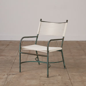 ON HOLD ** Robert Lewis Bronze Patio Lounge Chair