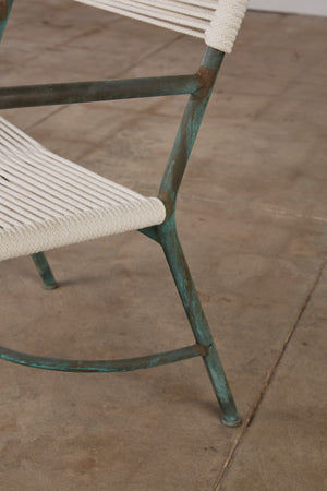 ON HOLD ** Robert Lewis Bronze Patio Lounge Chair