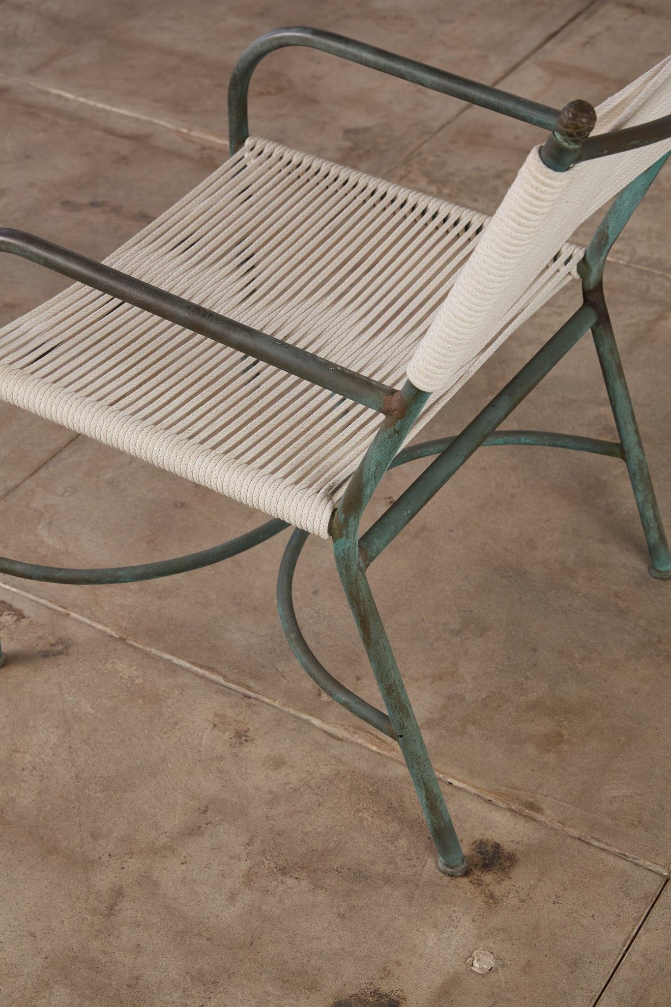 ON HOLD ** Robert Lewis Bronze Patio Lounge Chair