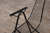 Set of Four "Sculptura" Patio Dining Armchairs by Lee Woodard