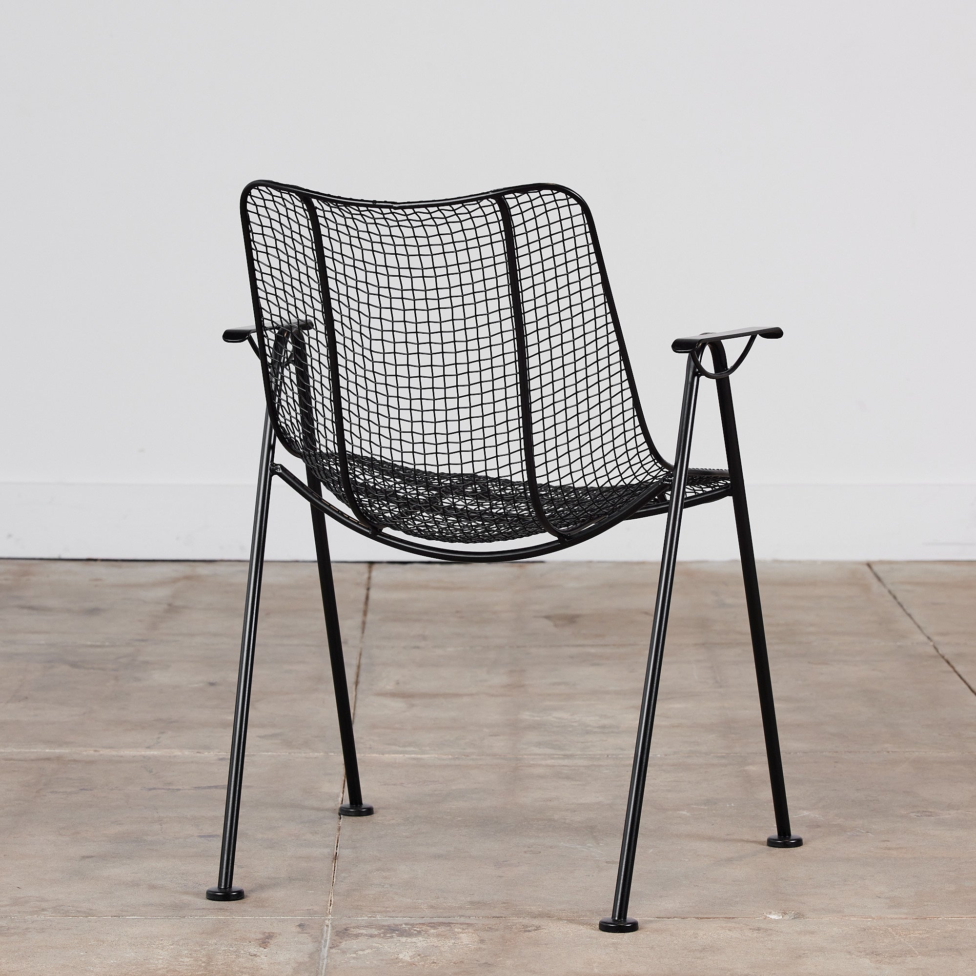 Set of Four "Sculptura" Patio Dining Armchairs by Lee Woodard