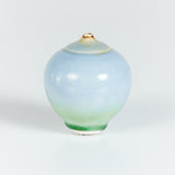 ON HOLD ** Petite Glazed Ceramic Bud Vase
