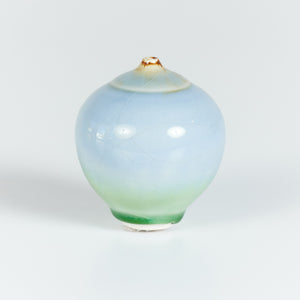 ON HOLD ** Petite Glazed Ceramic Bud Vase