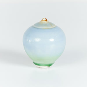 ON HOLD ** Petite Glazed Ceramic Bud Vase