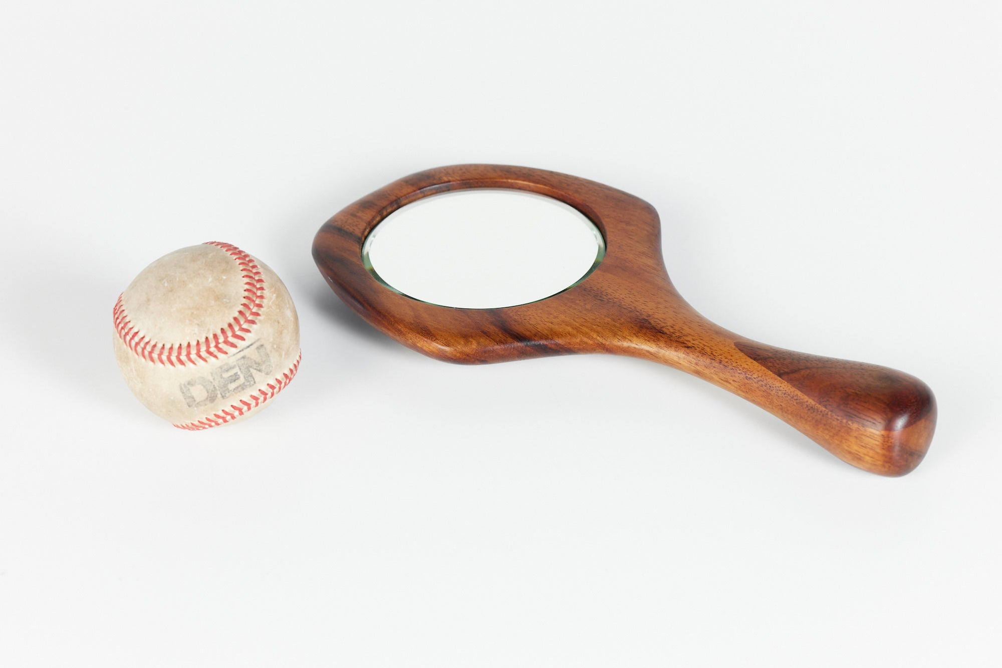 Walnut Hand Mirror by Dean Santner