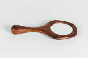 Walnut Hand Mirror by Dean Santner