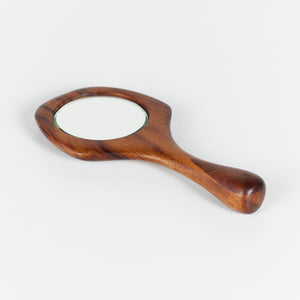 Walnut Hand Mirror by Dean Santner