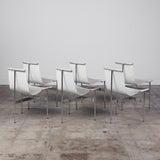 Set of Six T Dining Chairs by Katavolos, Littell & Kelley for Laverne International