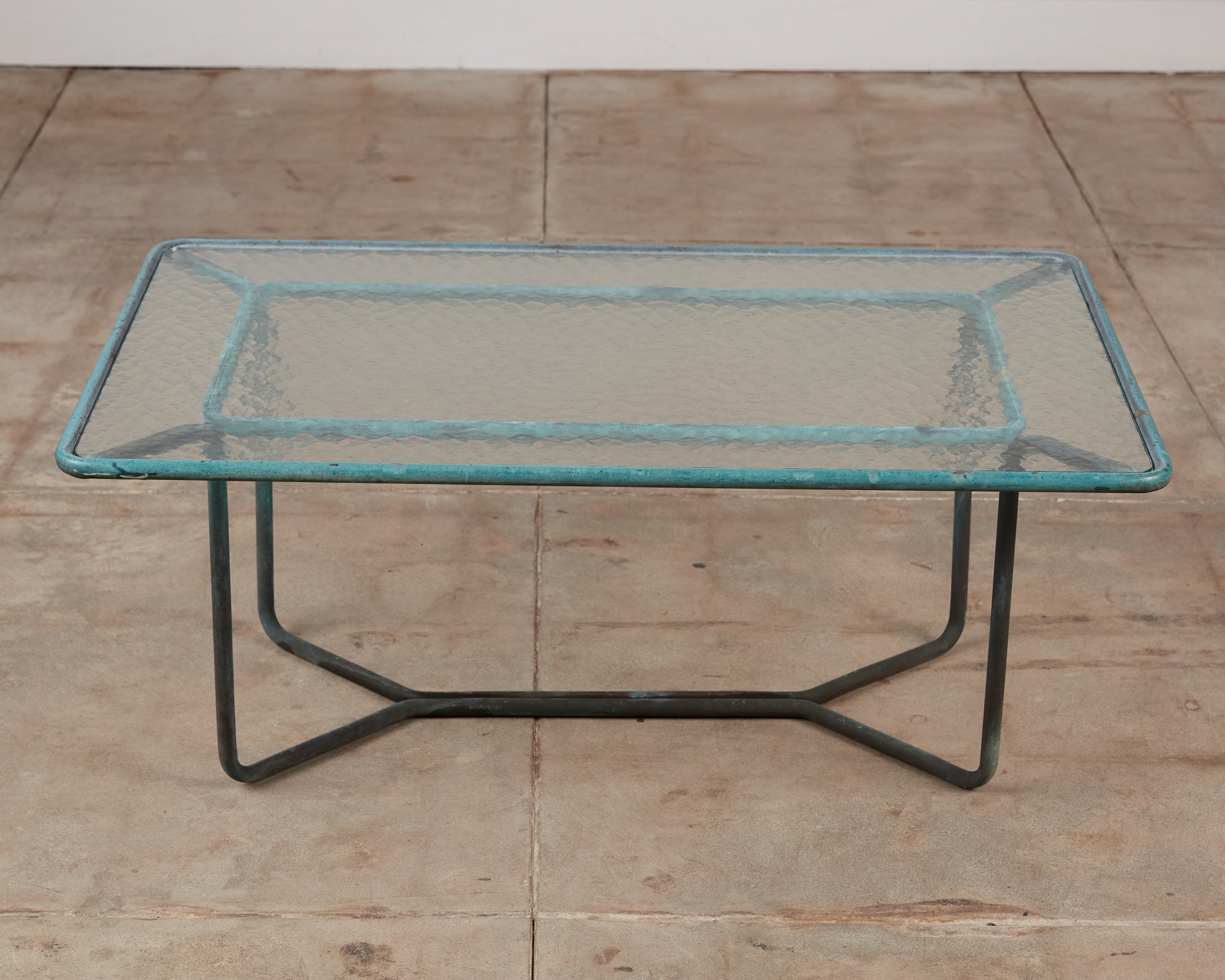 Walter Lamb for Brown Jordan Bronze Patio Coffee Table