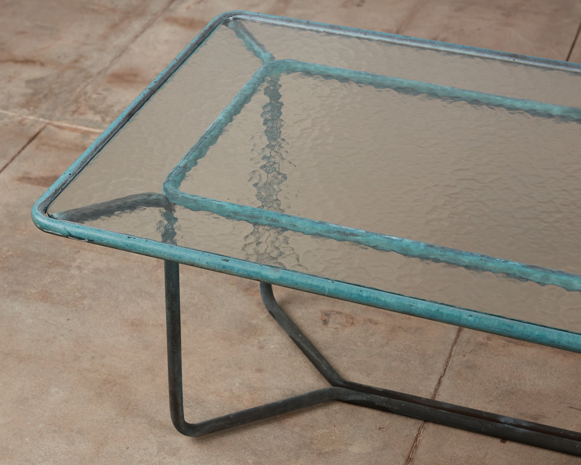 Walter Lamb for Brown Jordan Bronze Patio Coffee Table