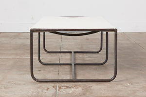 Walter Lamb for Brown Jordan Bronze Patio Two Seater Bench