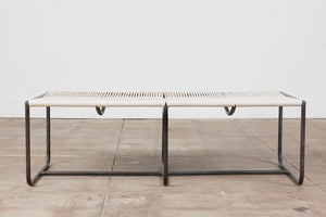 Walter Lamb for Brown Jordan Bronze Patio Two Seater Bench