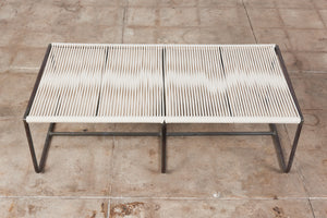 Walter Lamb for Brown Jordan Bronze Patio Two Seater Bench