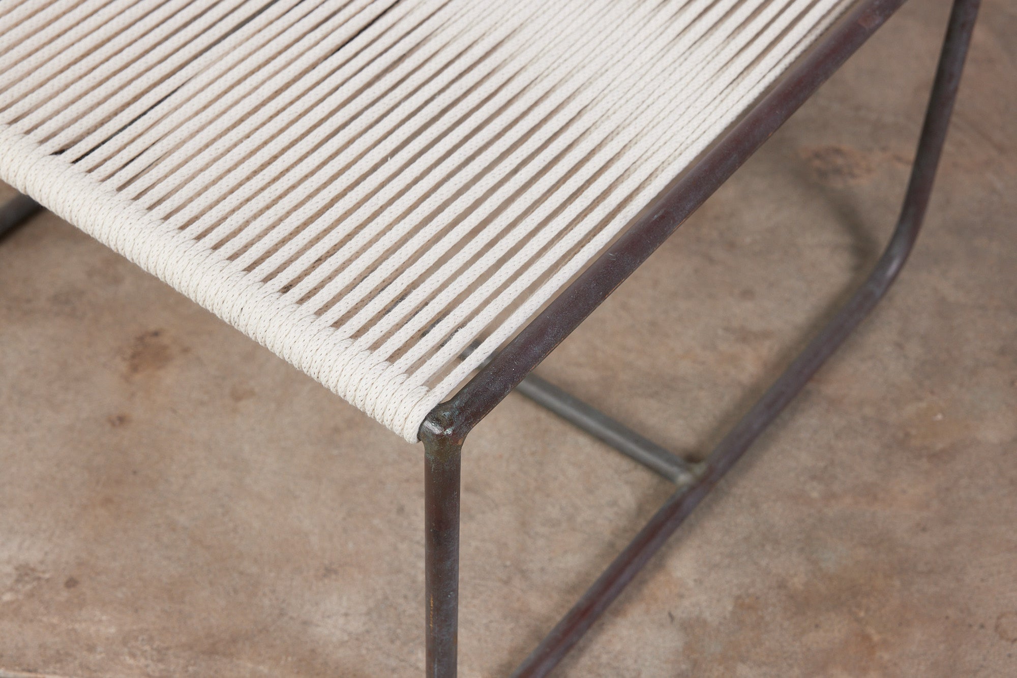 Walter Lamb for Brown Jordan Bronze Patio Two Seater Bench