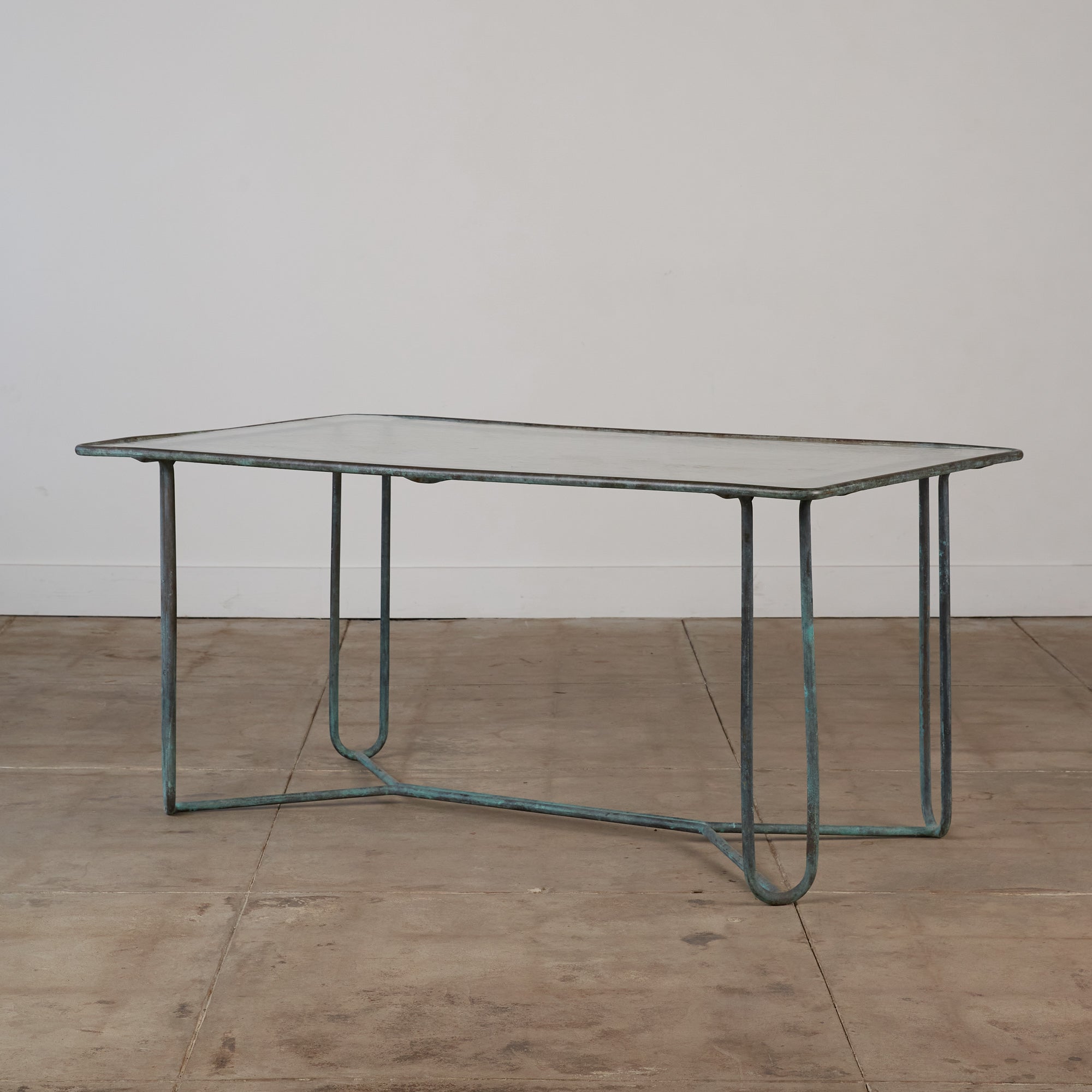 Walter Lamb for Brown Jordan Bronze Patio Dining Table