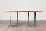 ON HOLD ** Walter Lamb Early Model Bronze Patio Dining Table