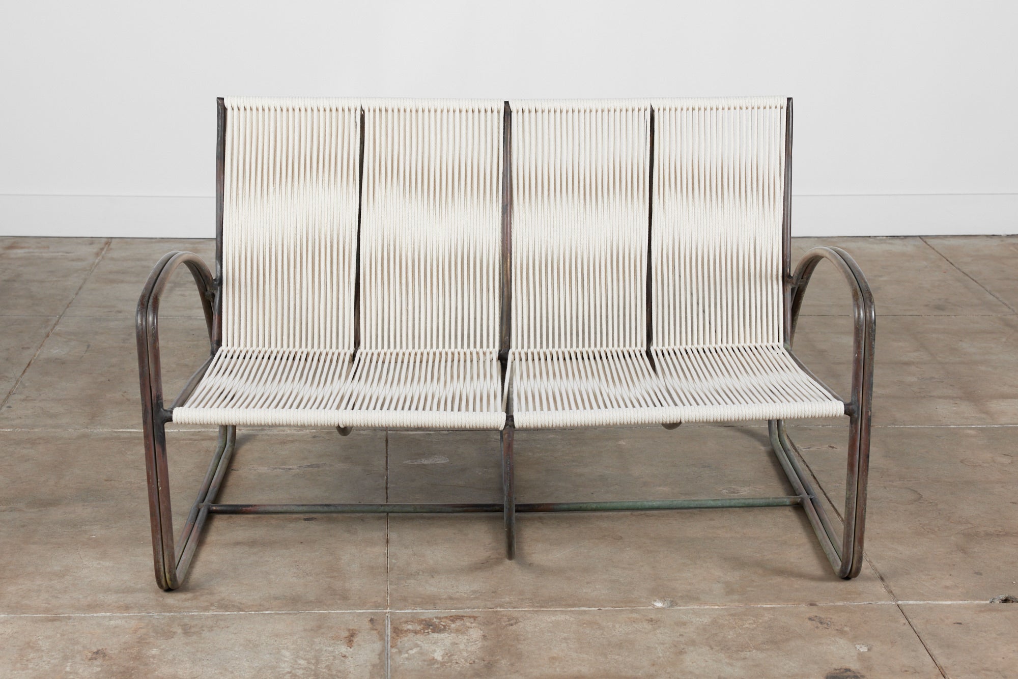 Walter Lamb for Brown Jordan Bronze Settee