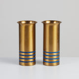 Pair of Brass Vases by Walter von Nessen for Chase