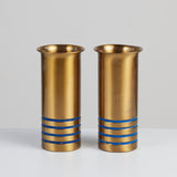 Pair of Brass Vases by Walter von Nessen for Chase