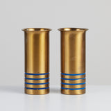 Pair of Brass Vases by Walter von Nessen for Chase