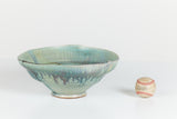 ON HOLD ** Decorative Glazed Stoneware Bowl by McMillen