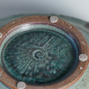 ON HOLD ** Decorative Glazed Stoneware Bowl by McMillen