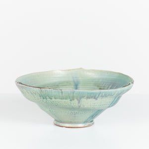 ON HOLD ** Decorative Glazed Stoneware Bowl by McMillen