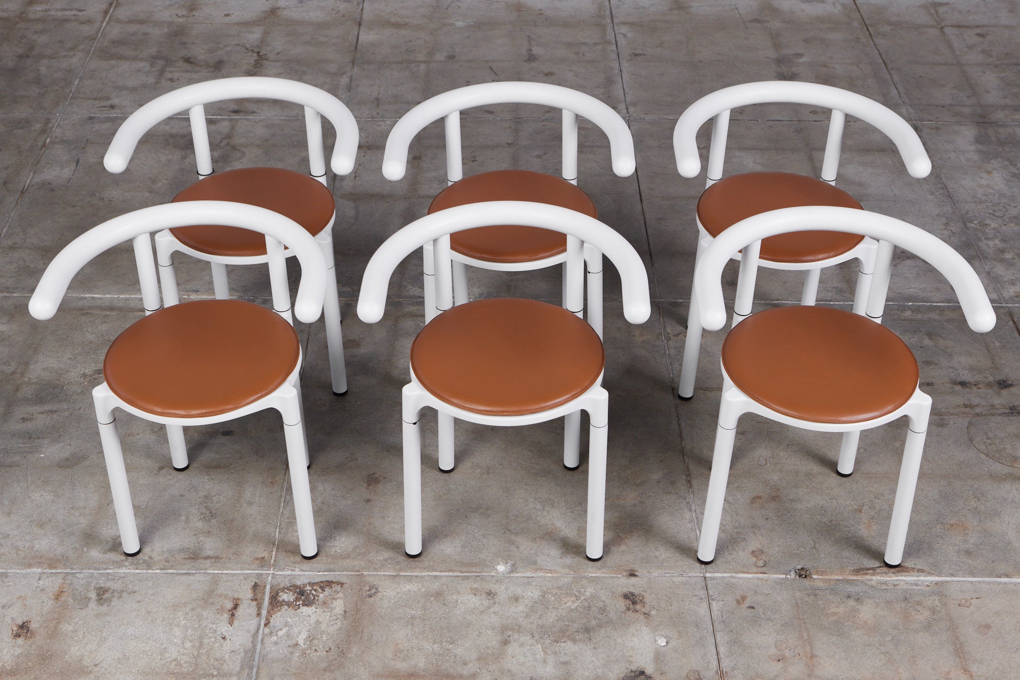 Set of Six Kartell Dining Chairs by Anna Castelli Ferrieri