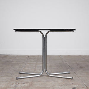 Wolfgang Hoffmann Black Lacquered Console Table for Howell