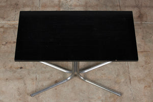 Wolfgang Hoffmann Black Lacquered Console Table for Howell