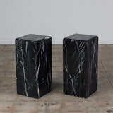 Nero Marquina Marble Pedestal