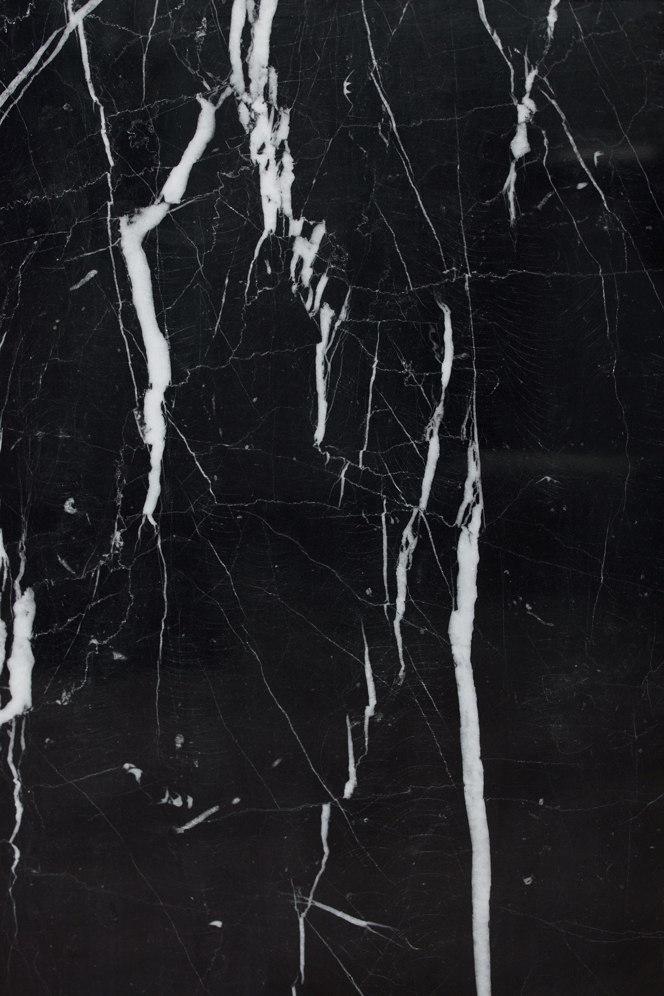 Nero Marquina Marble Pedestal