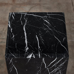 Nero Marquina Marble Pedestal