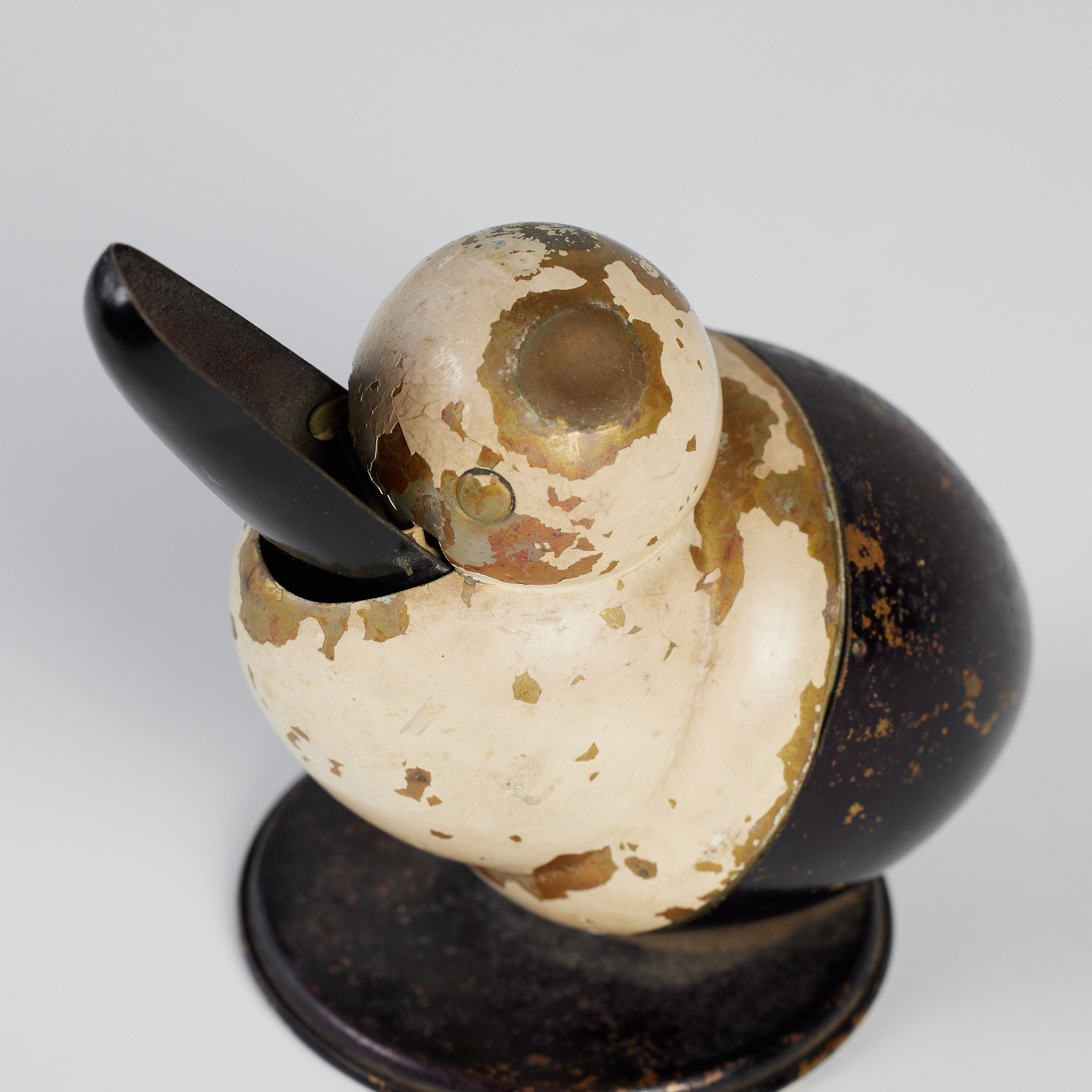 Enameled Brass Ashtray by Chase