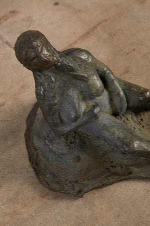 Bronze Sculpture of Lounging Lady