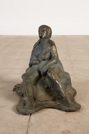 Bronze Sculpture of Lounging Lady