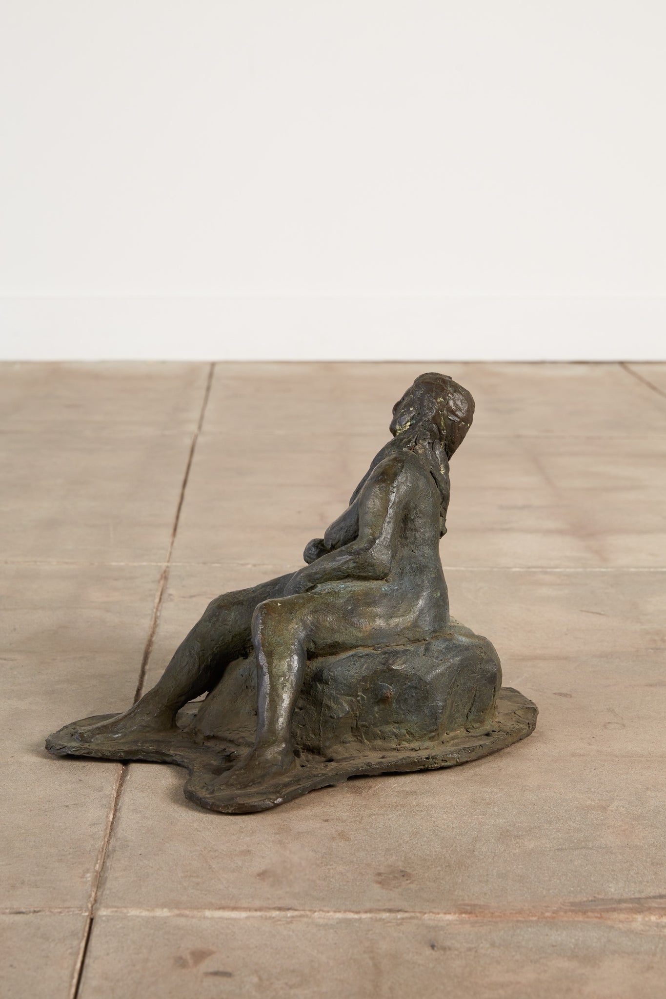 Bronze Sculpture of Lounging Lady