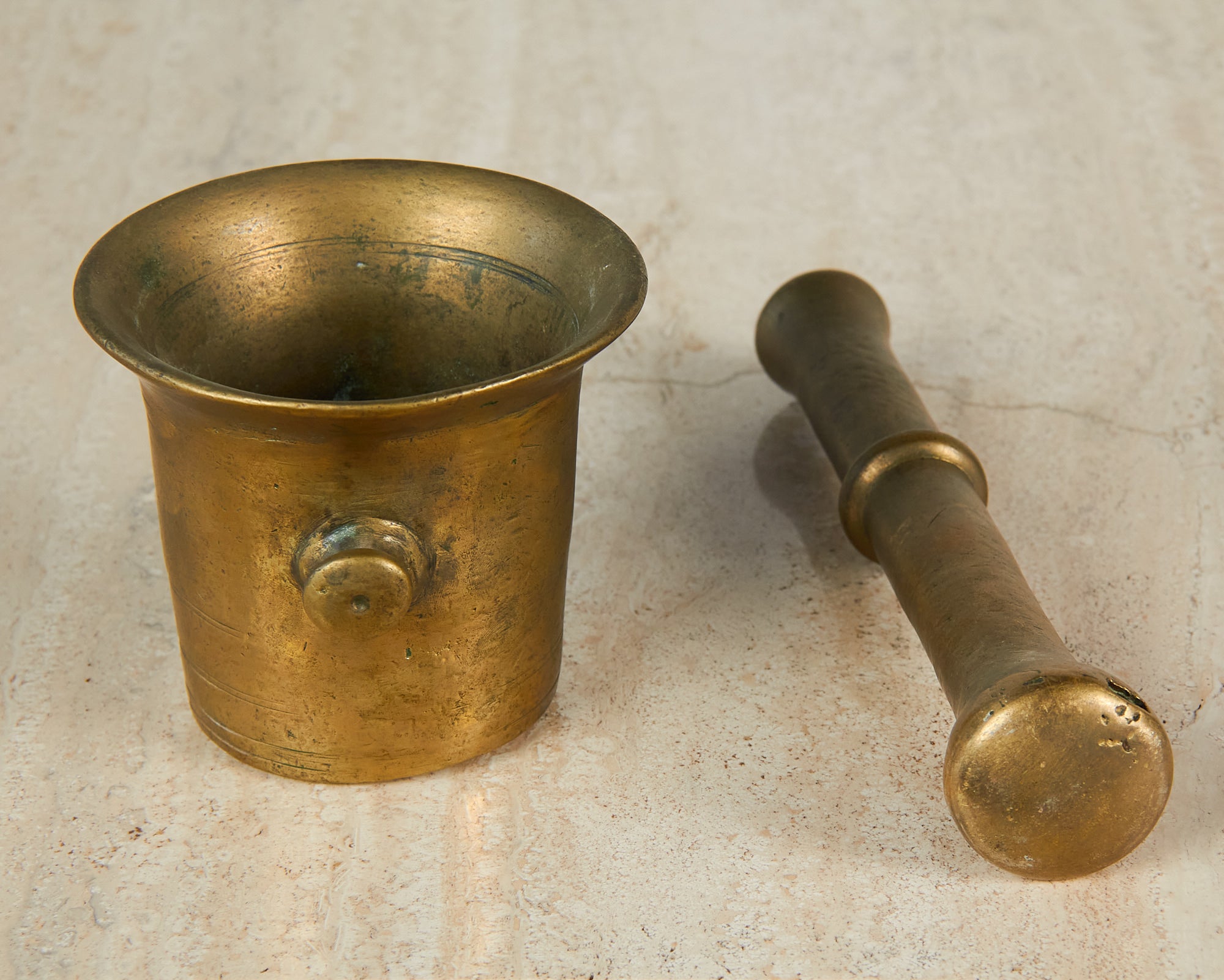 Bronze Mortar and Pestle Set