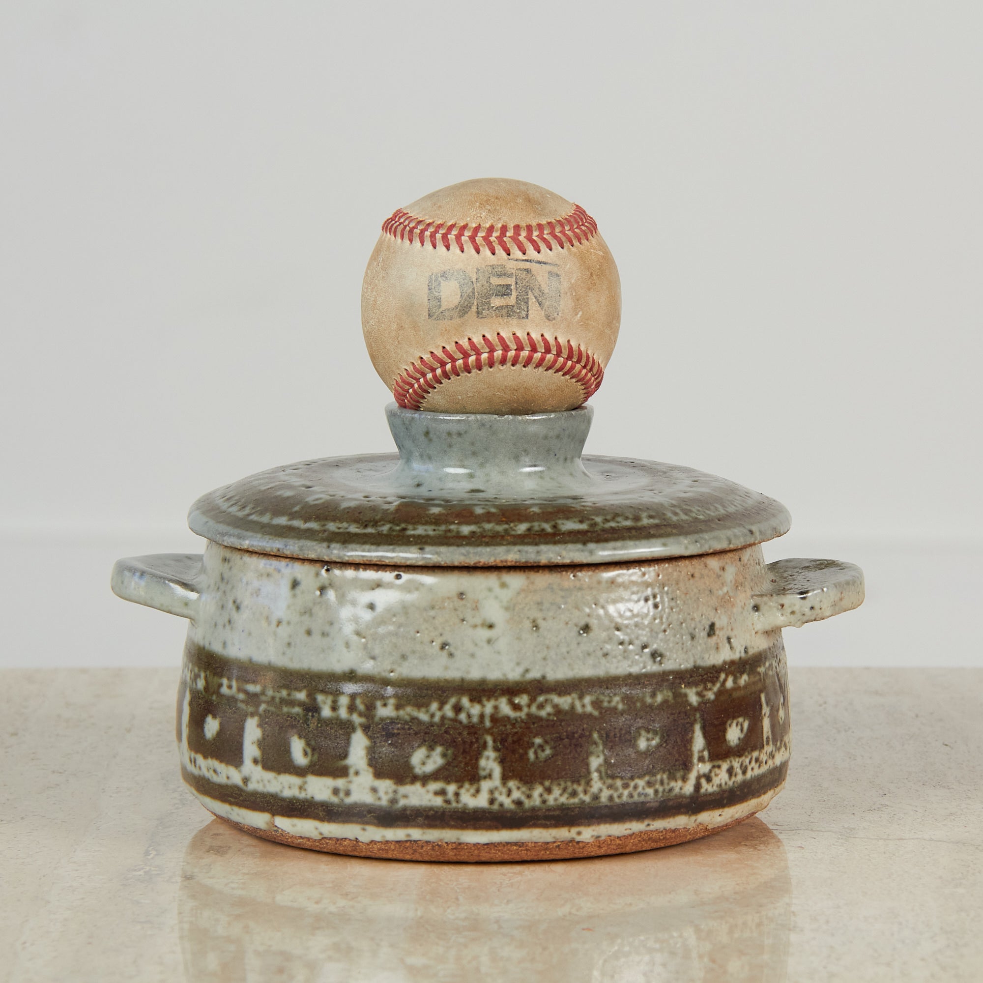 Studio Ceramic Lidded Vessel