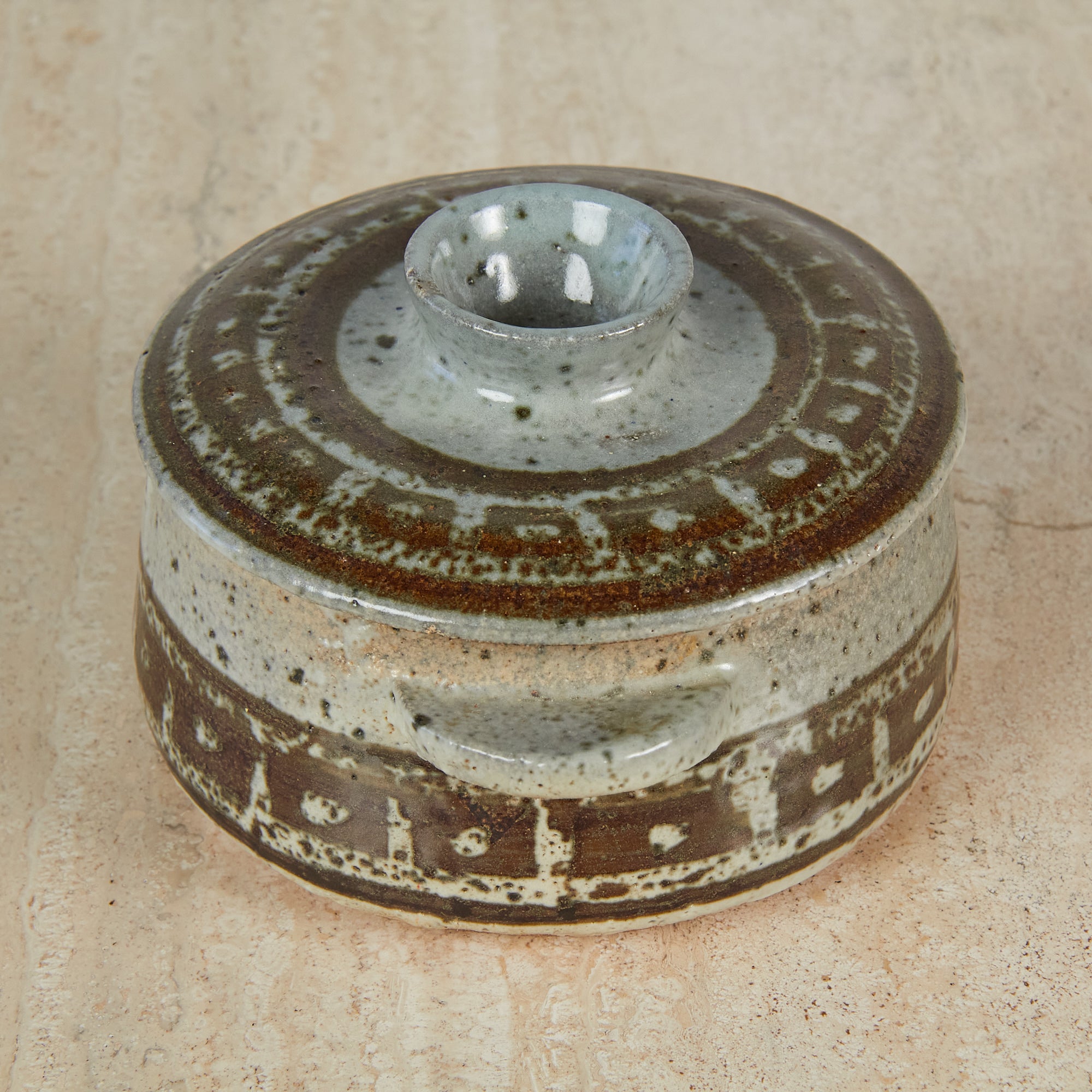 Studio Ceramic Lidded Vessel