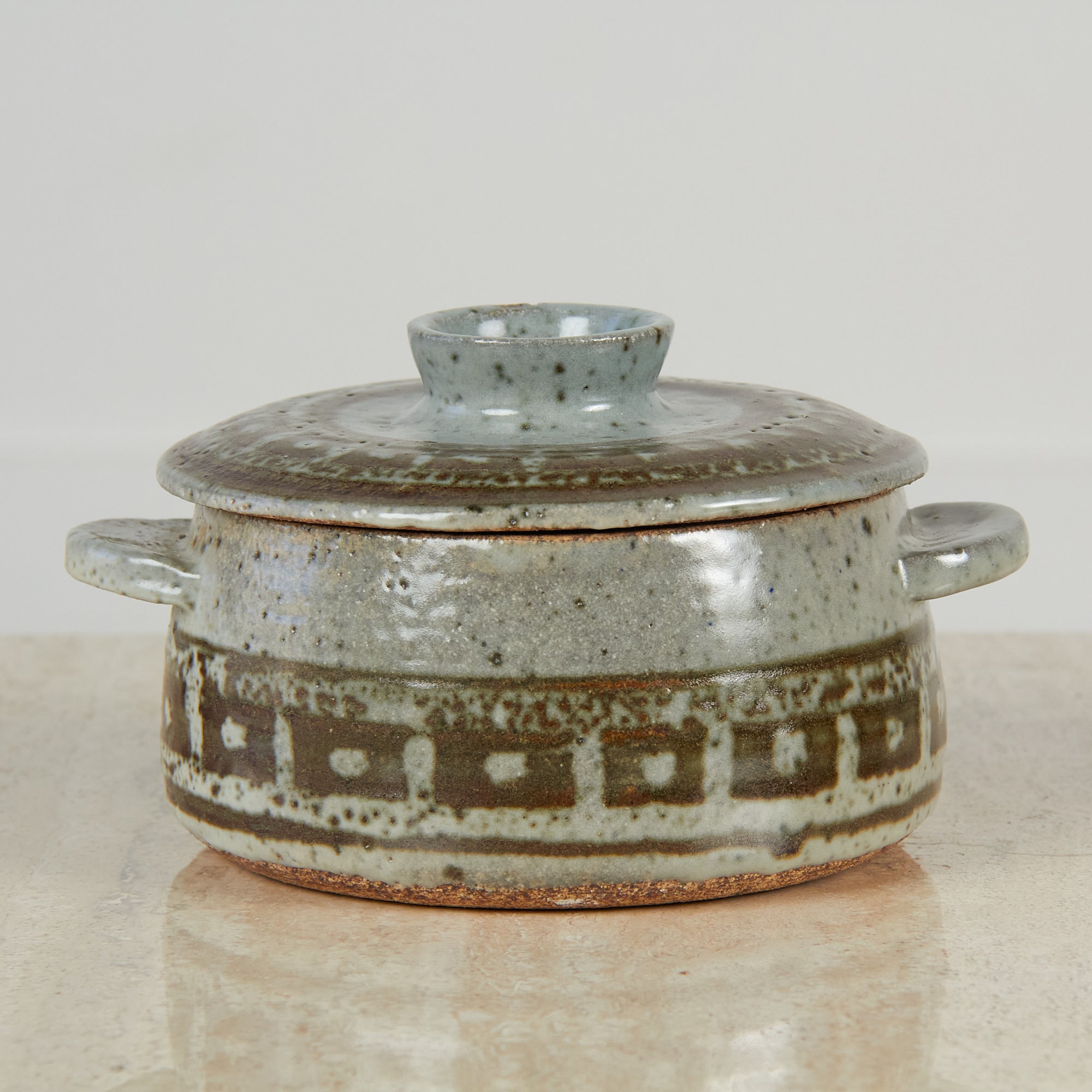 Studio Ceramic Lidded Vessel