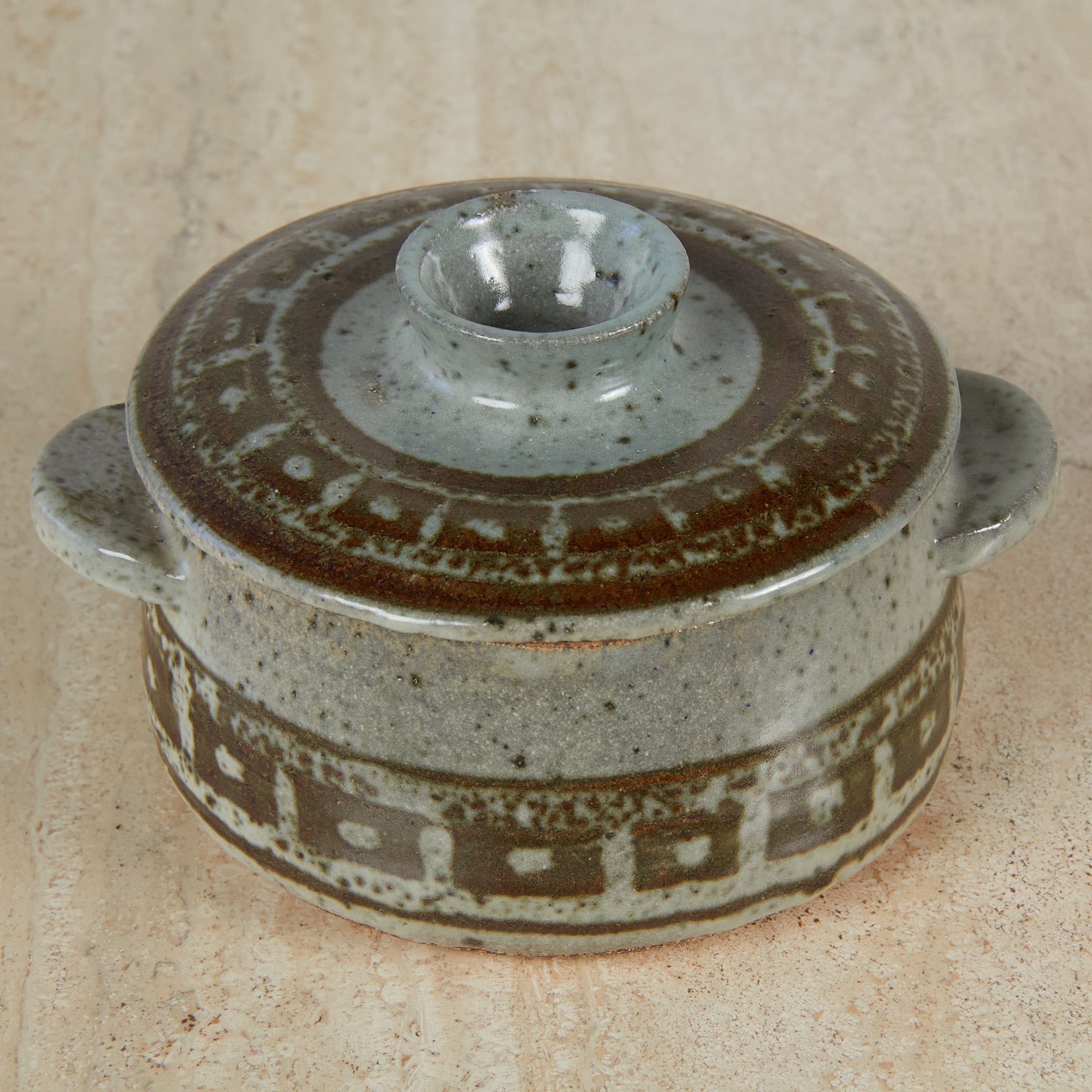 Studio Ceramic Lidded Vessel