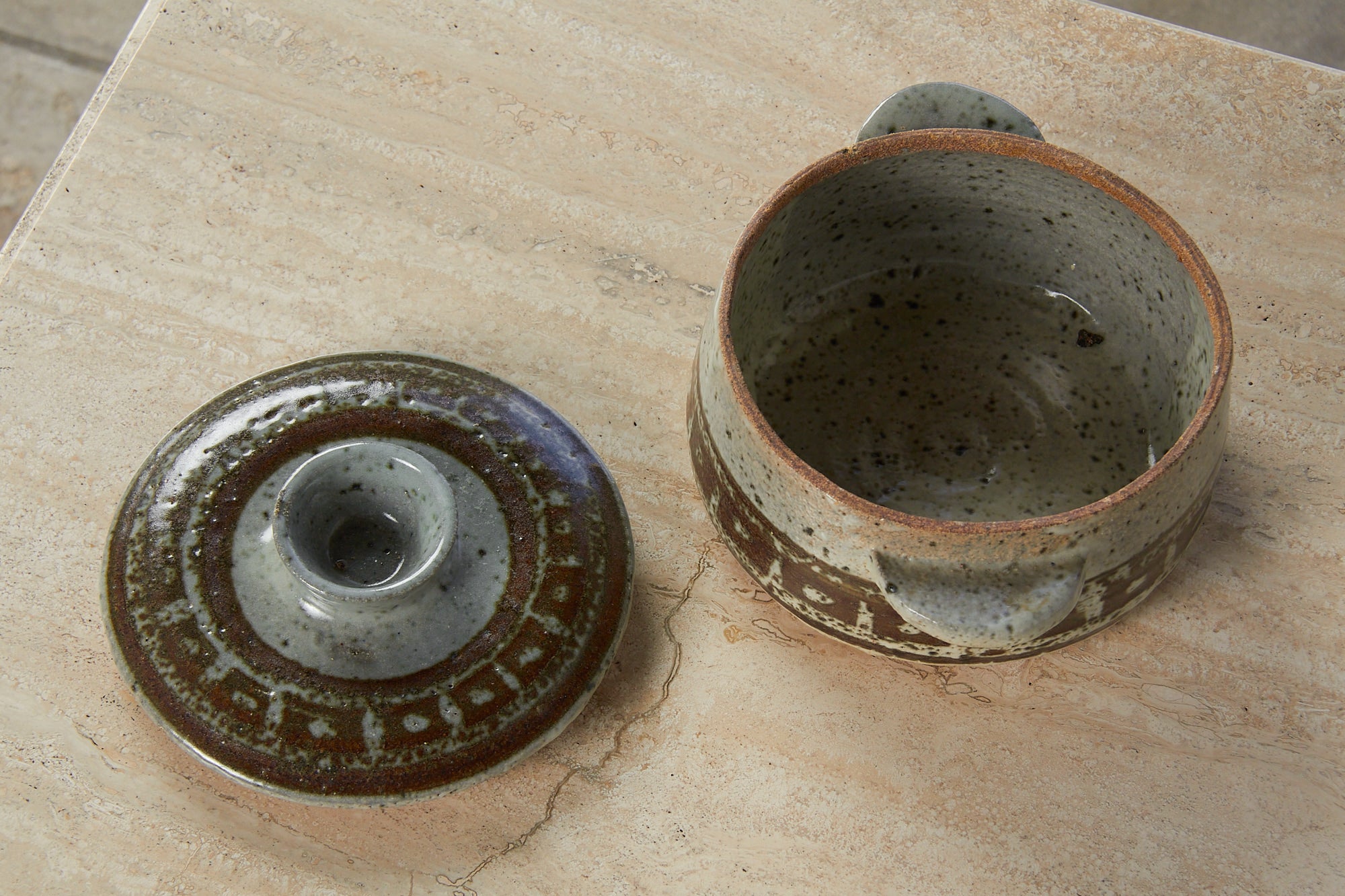 Studio Ceramic Lidded Vessel