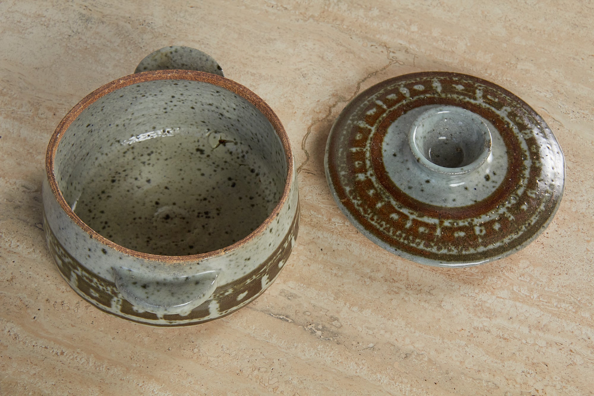 Studio Ceramic Lidded Vessel
