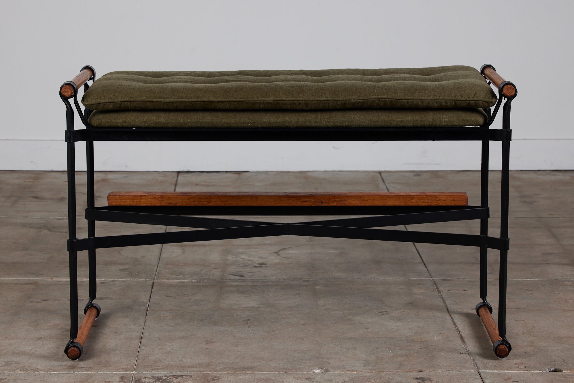 Cleo Baldon Tufted Gallery Bench for Terra