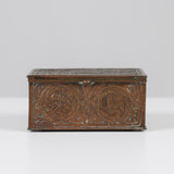 Tiffany Studios Bronze Zodiac Cigarette Box